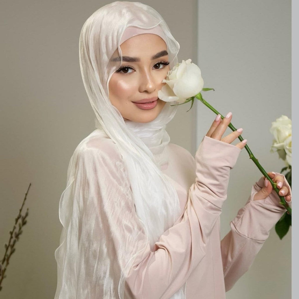 Crinkle Shimmer Hijab(MH228)