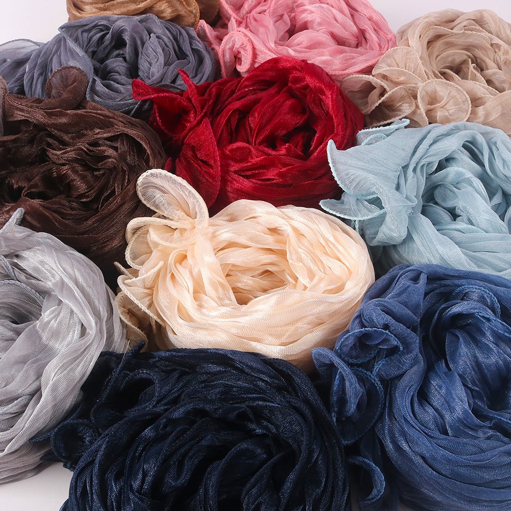 Crinkle Shimmer Hijab(MH228)