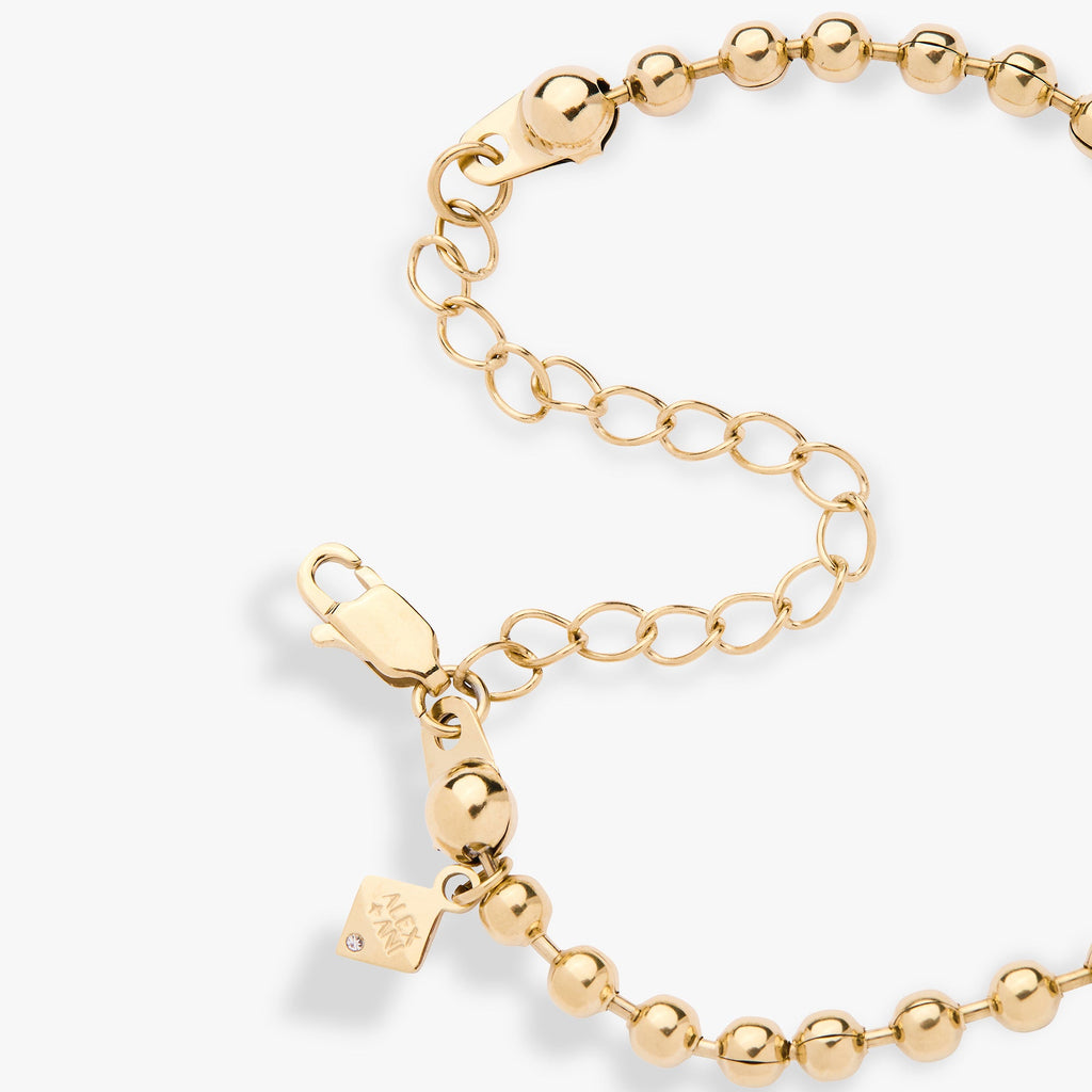 Cross Ball Chain Bracelet