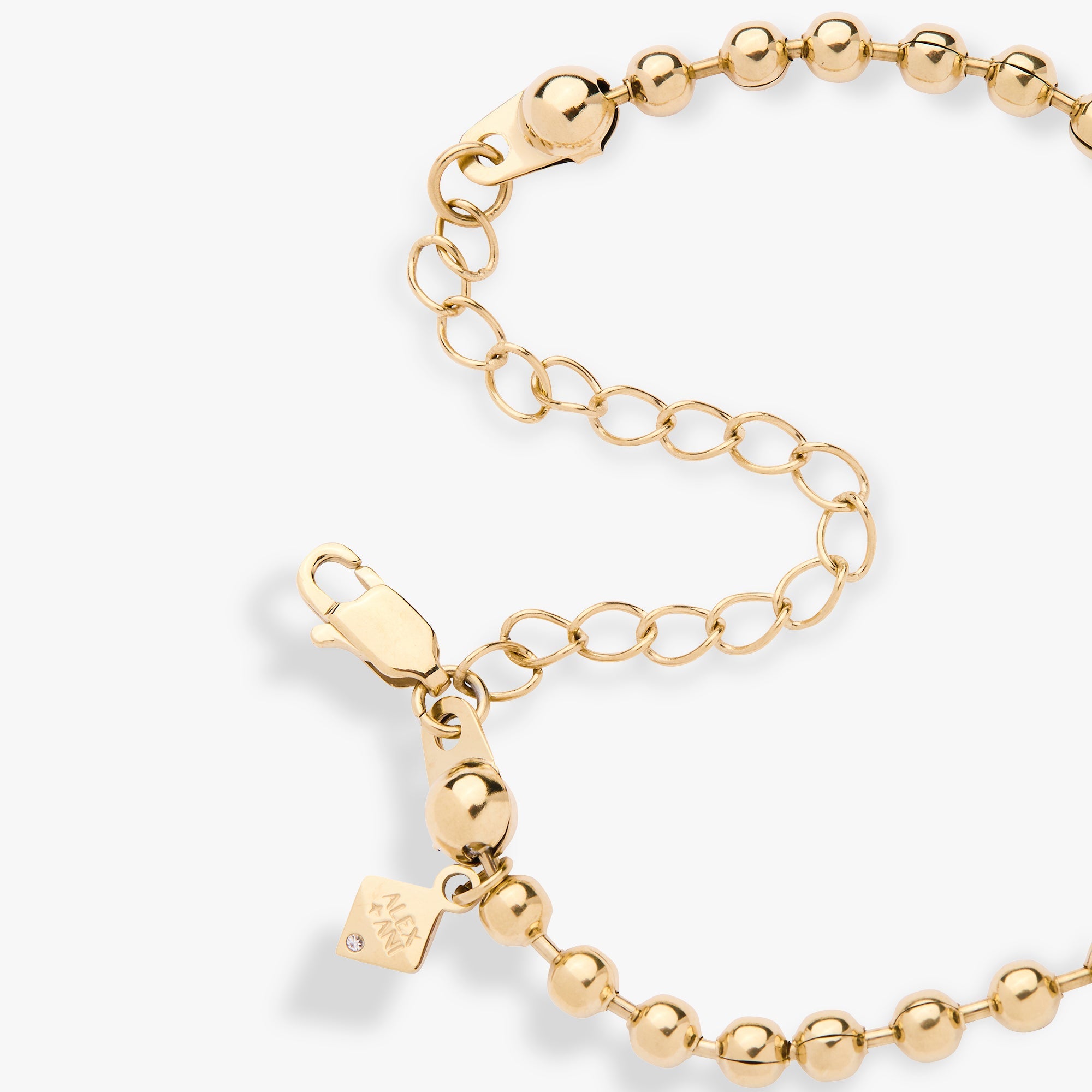 Cross Ball Chain Bracelet