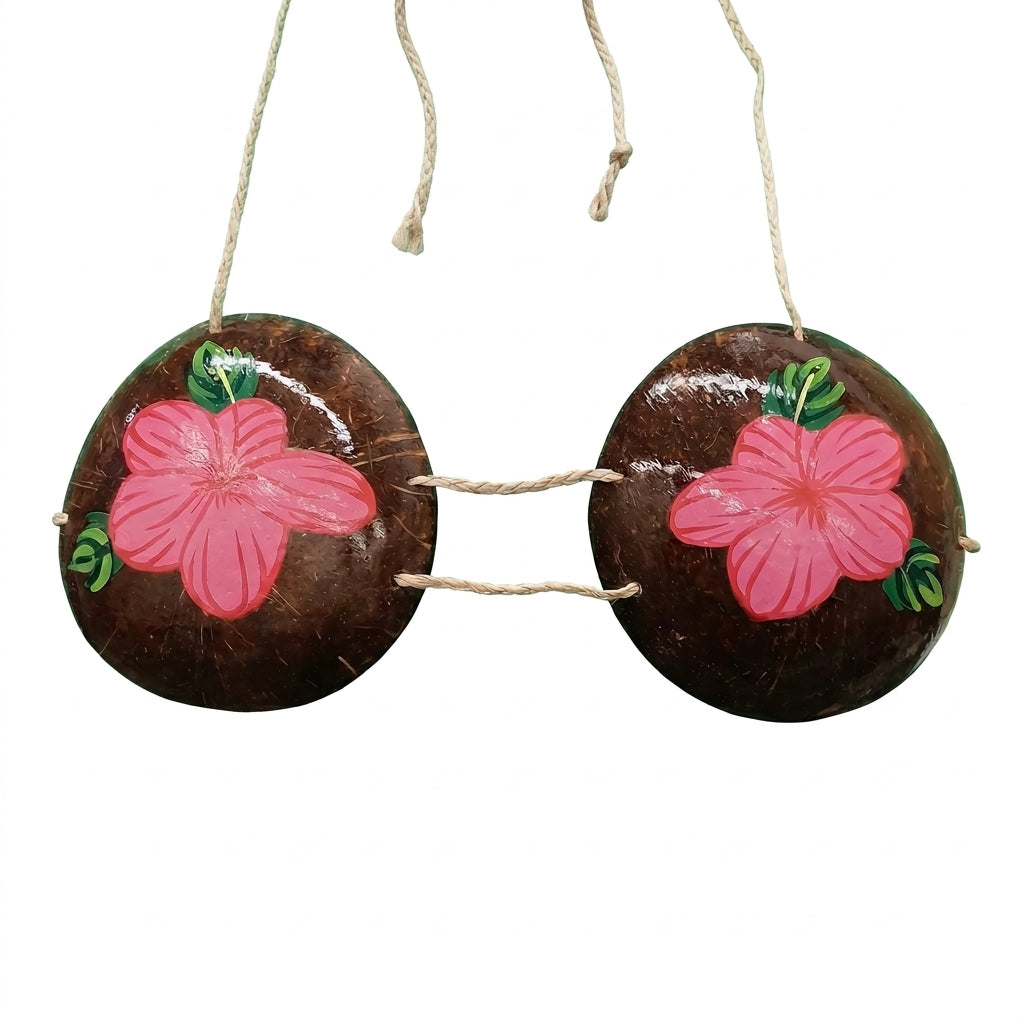 Hibiscus Flower Coconut Bra