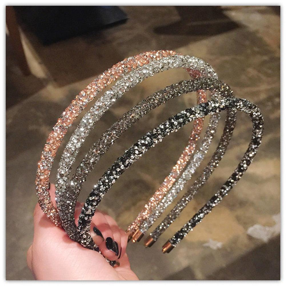 Crystal Beaded Hair Band 2020 Fashion Headwear Girl Women Handmade Hair Accessories Headwear Pearl Flower Headband Gorgeous Hair Accessories For Women