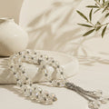 Crystal Glass Muslim Prayer Tasbeeh, 33pcs beads (MR039)