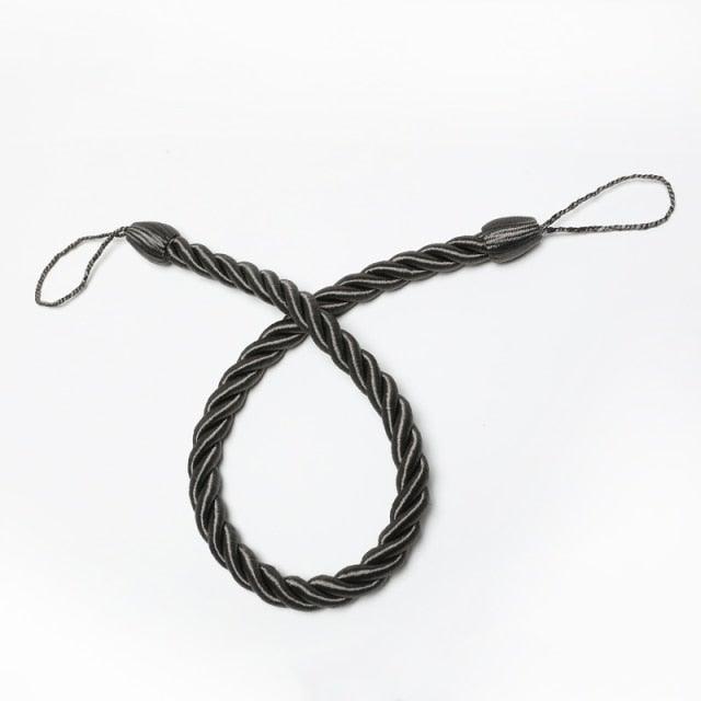Curtain Tie Backs Gold Handmade Weave Curtain Holder Clip Buckle Rope Home Decorative Room Accessories Curtain Tieback Curtain Handmade Tiebacks Ropes Holdbacks 74CM