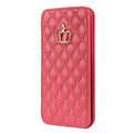 Cute Pink Wallet Flip Leather Phone Case For iPhone 14 13 12 Pro Max 11 Xr Xs X Cute Crown Cover For 7 8 Plus Card  Shock Absorption Card Pocket Pocket Full Protection Horizontal Stand Function Leather Phone Case