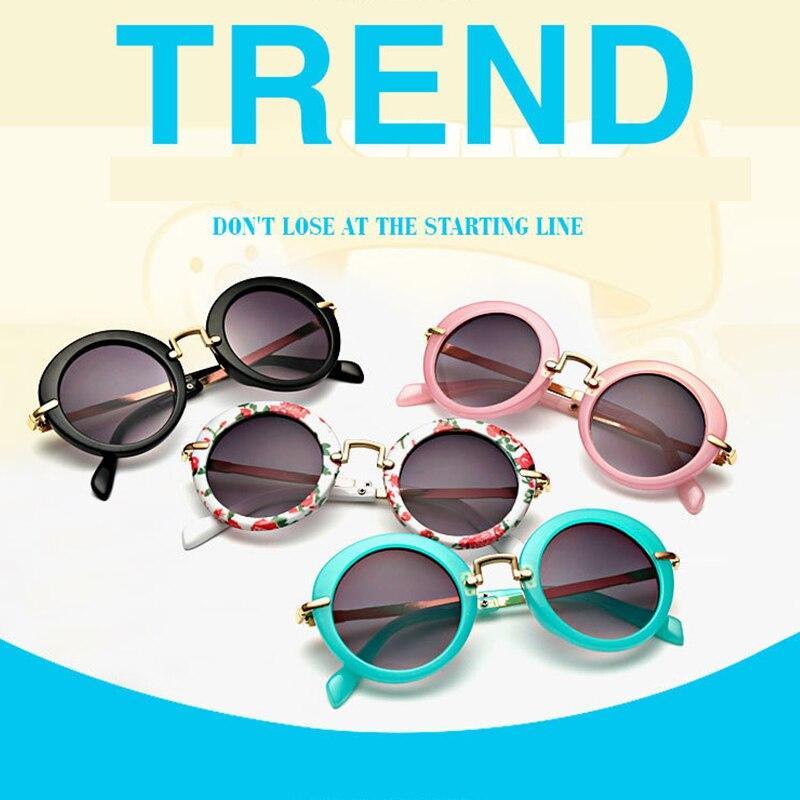 Cute Round Polarized Sunglasses for Kids Girls Boys UV400 Protection Fashionable &  Children's Sunglasses New Cute Baby Round Frame & Colorful Sunshade Mirror For Kids