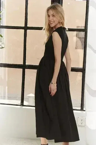 ADORA V-Neck Cap Sleeve Dress