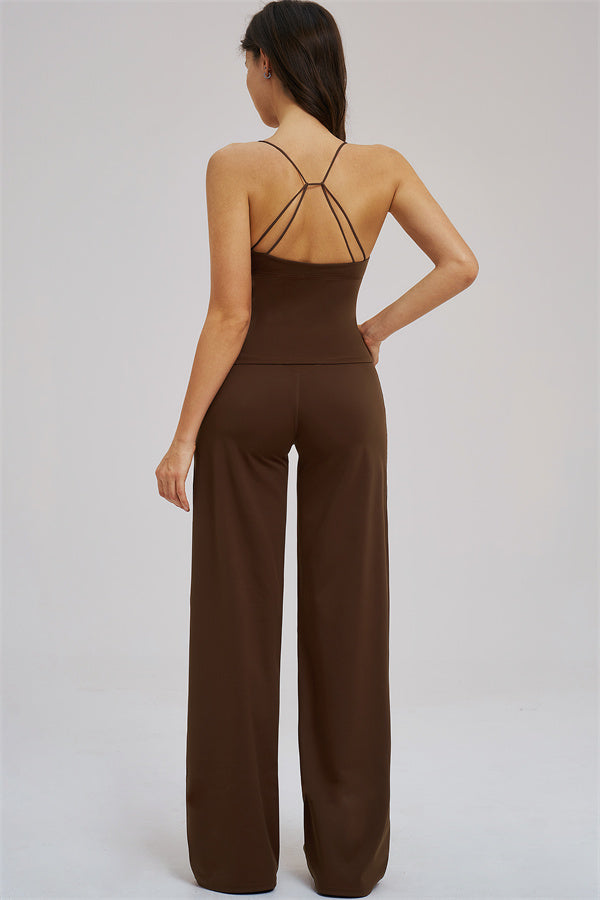 The Mosaic Tank Top Straight Leg Pants 2-Piece Set