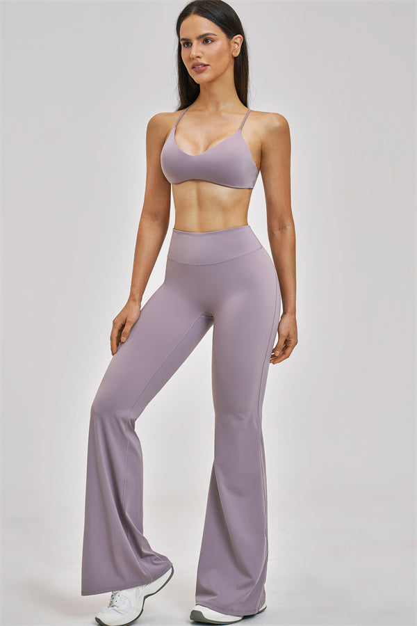 The Zenith Sports Bra Flared Leggings 2-Piece Set