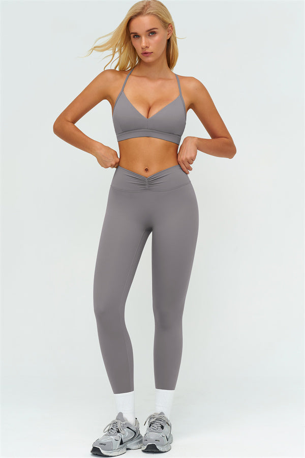 The Lushness Y-Back Sports Bra Leggings 2-Piece Set