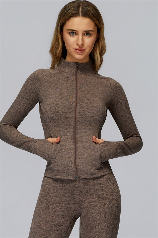 The Radiance Jacket Sports Bra Leggings 3-Piece Set