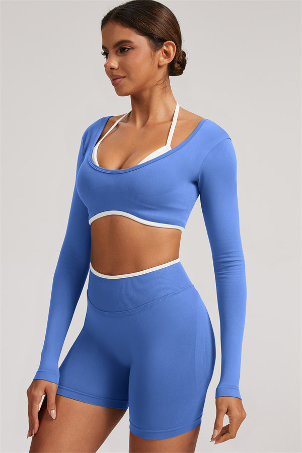 The Elevate New Long Sleeve Crop top