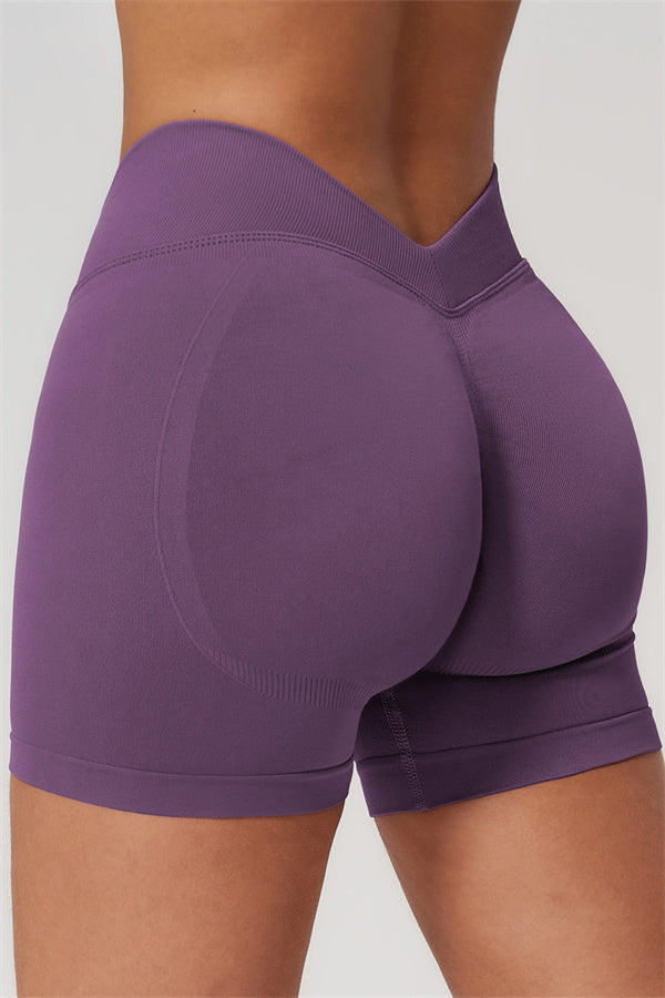 The Empower One-Shoulder Sports Bra Shorts 2-Piece Set