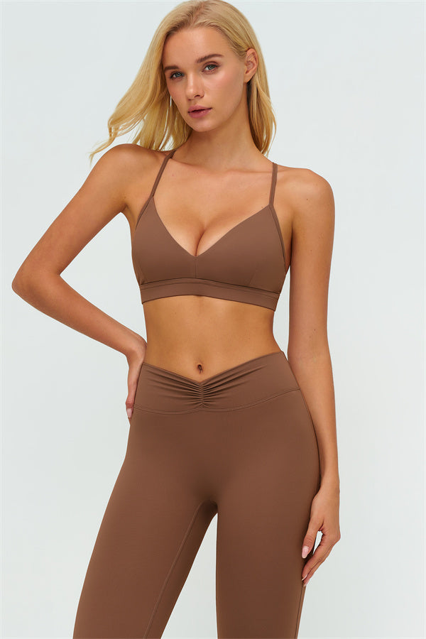 The Lushness Y-Back Sports Bra Leggings 2-Piece Set