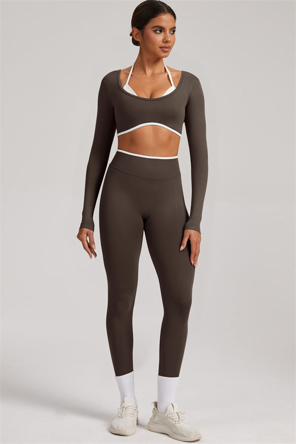 The Elevate Long Sleeve Crop top