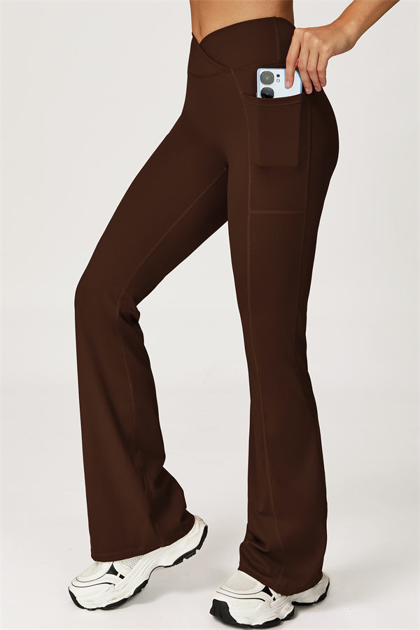 The Glacier Crop Tank Flared Leggings 2-Piece Set