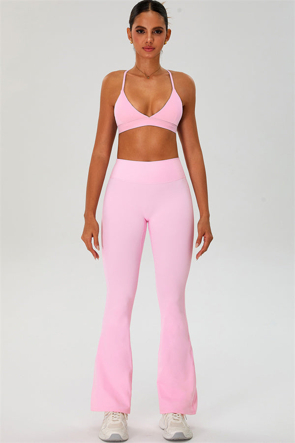 The Ember Sports Bra Flared Leggings 2-Piece Set