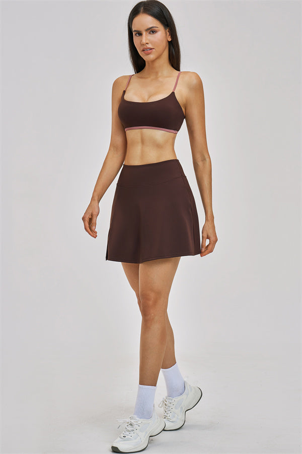 The Seraphine Sports Bra Skirt 2-Piece Set