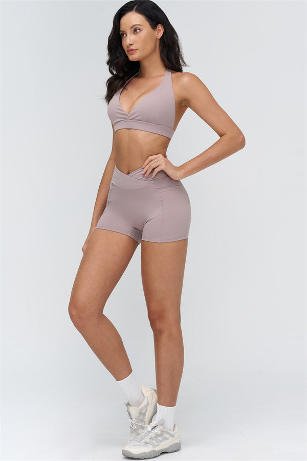 The BoldFit Sports Bra Shorts 2-Piece Set