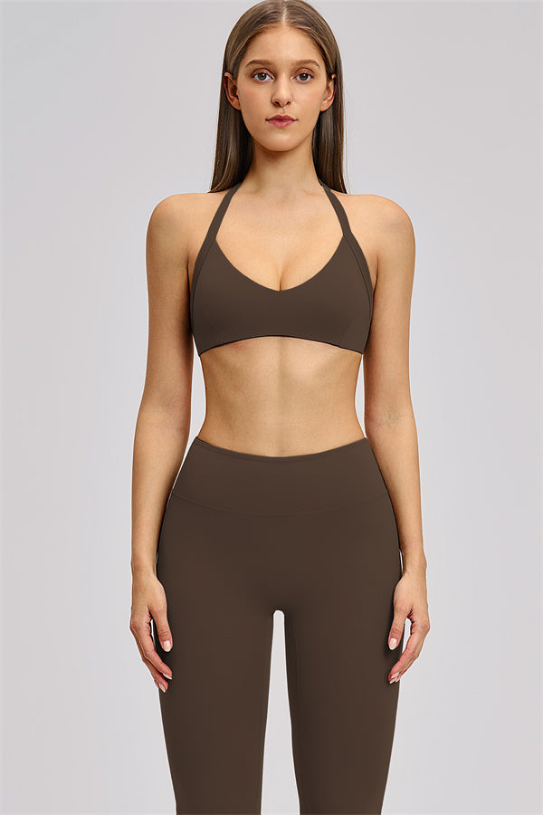The Zestful Sports Bra Flared Leggings 2-Piece Set