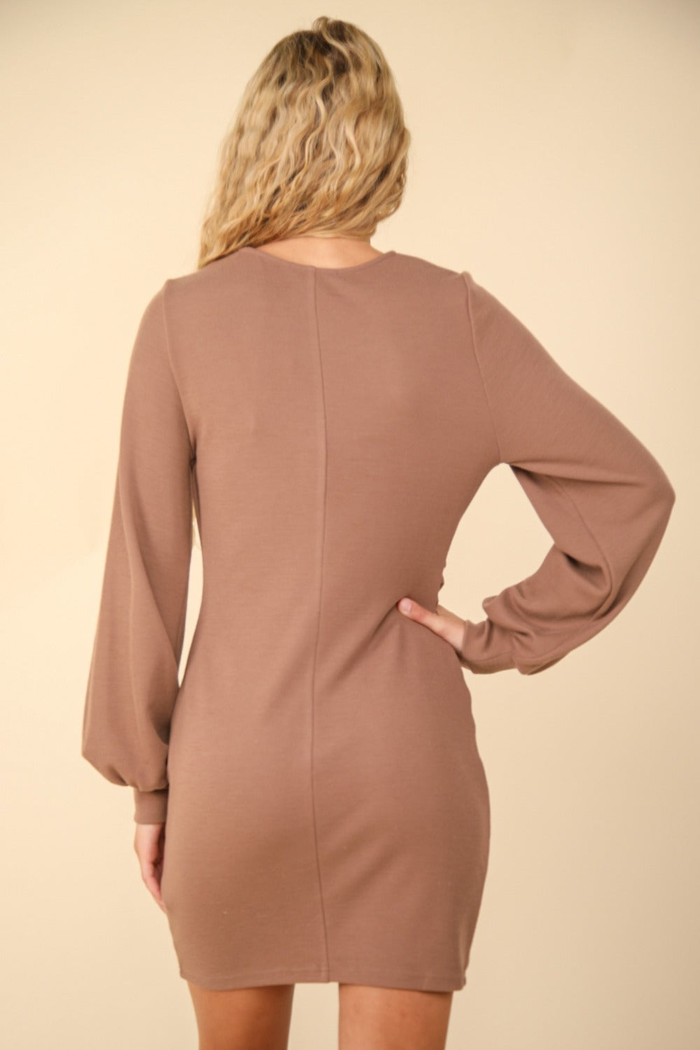 Ruched Detail Bodycon Mini Dress – Sexy Bodycon Dress, Ruched Dress, Mini Dress, Figure-Hugging Dress, Night Out Dress