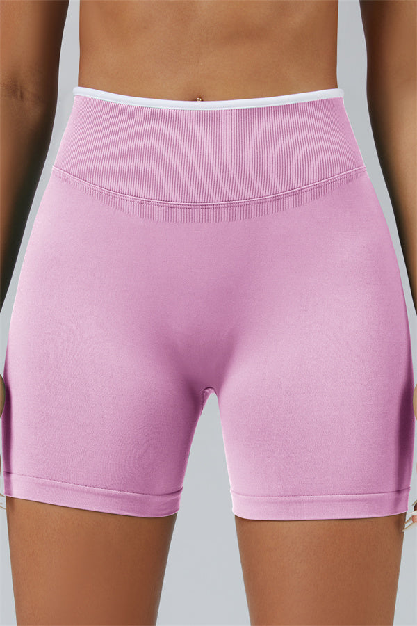 The Elevate Long Sleeve Crop top Shorts 2-Piece Set