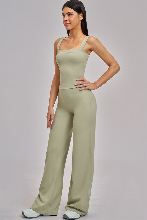 The Swoon Tank Top Flared Leggings 2-Piece Set