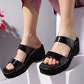 Serene - Black Wedges
