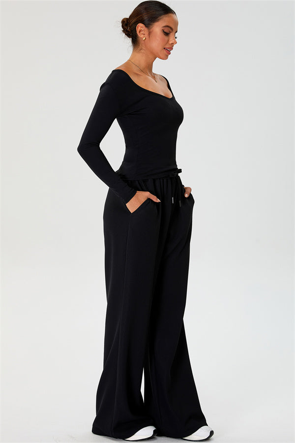 The Rush Long Sleeve T-shirt Sweatpants 2-Piece Set
