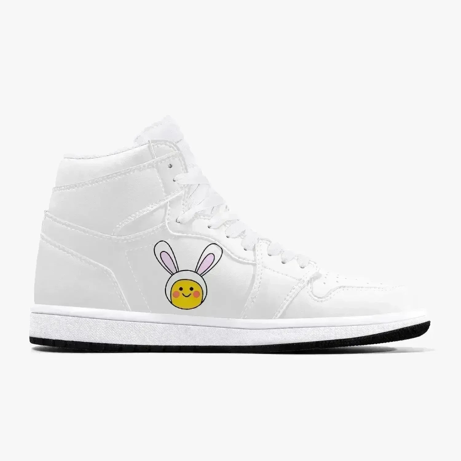Jacki Easlick Lux Bunny High-Top Leather Sneakers