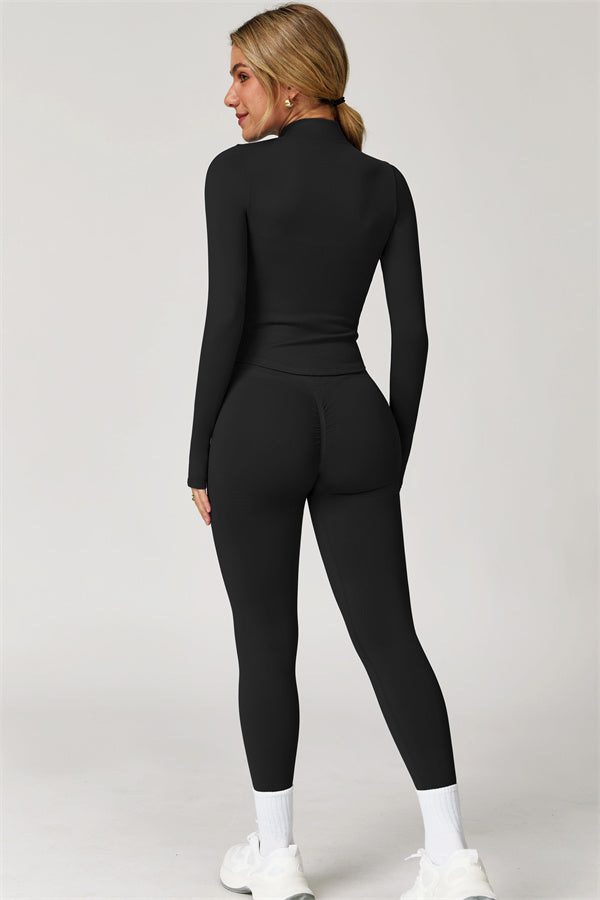 The Delight Jacket Sports Bra Leggings 3-Piece Set