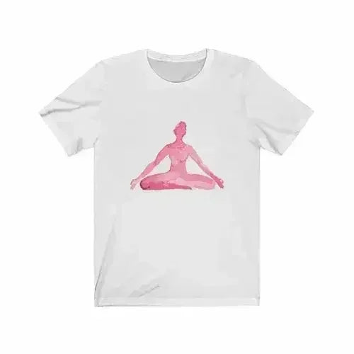 Yoga Meditation Pose Print T-Shirt