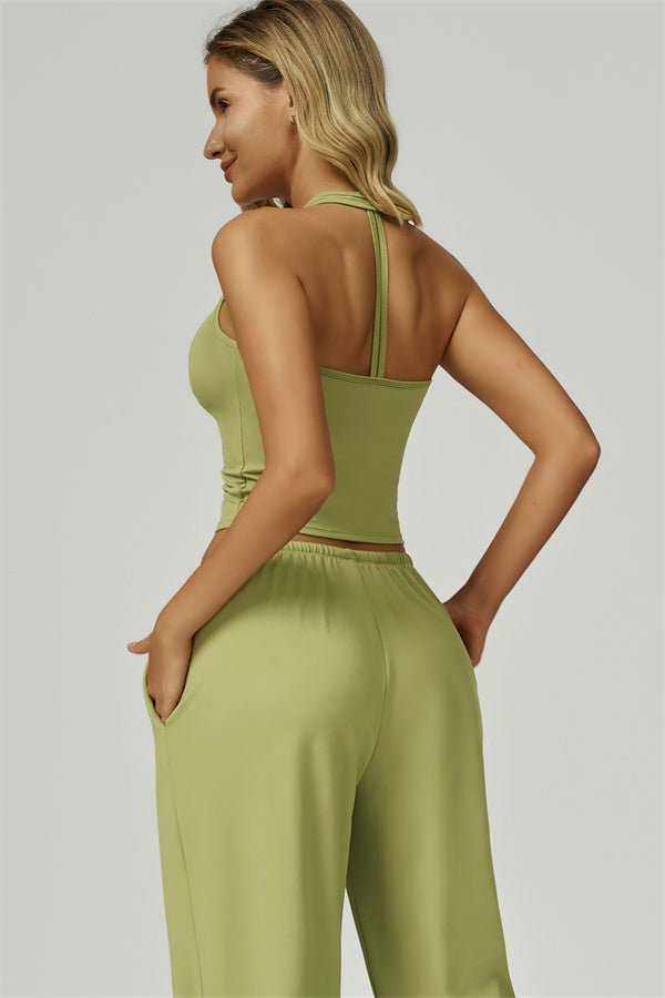 The Sprint Halter Tank Top