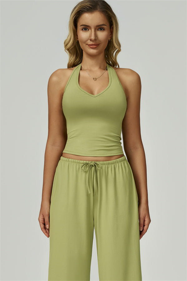 The Sprint Halter Tank Top