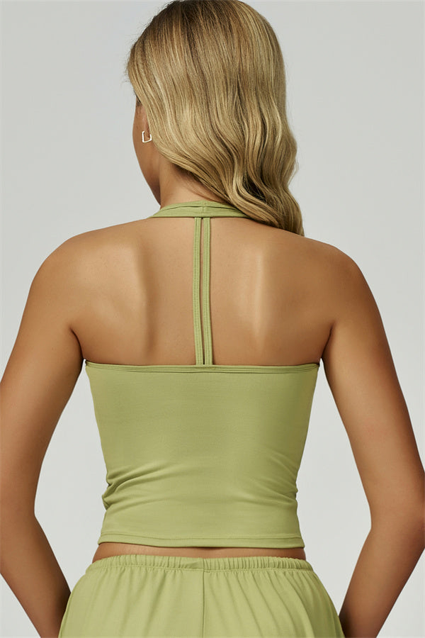 The Sprint Halter Tank Top Sweatpants 2-Piece Set