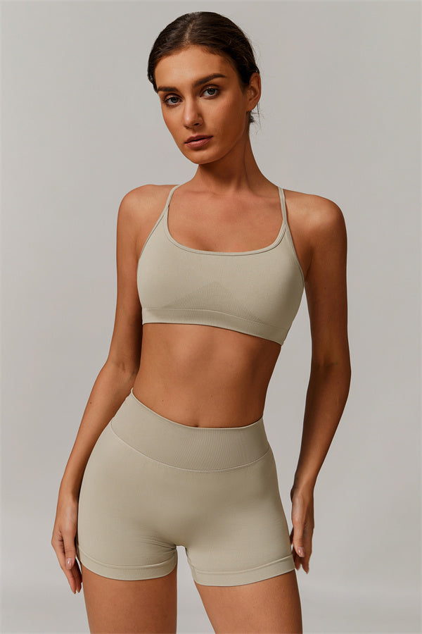 Nova Luxe Sports Bra Shorts 2-Piece Set