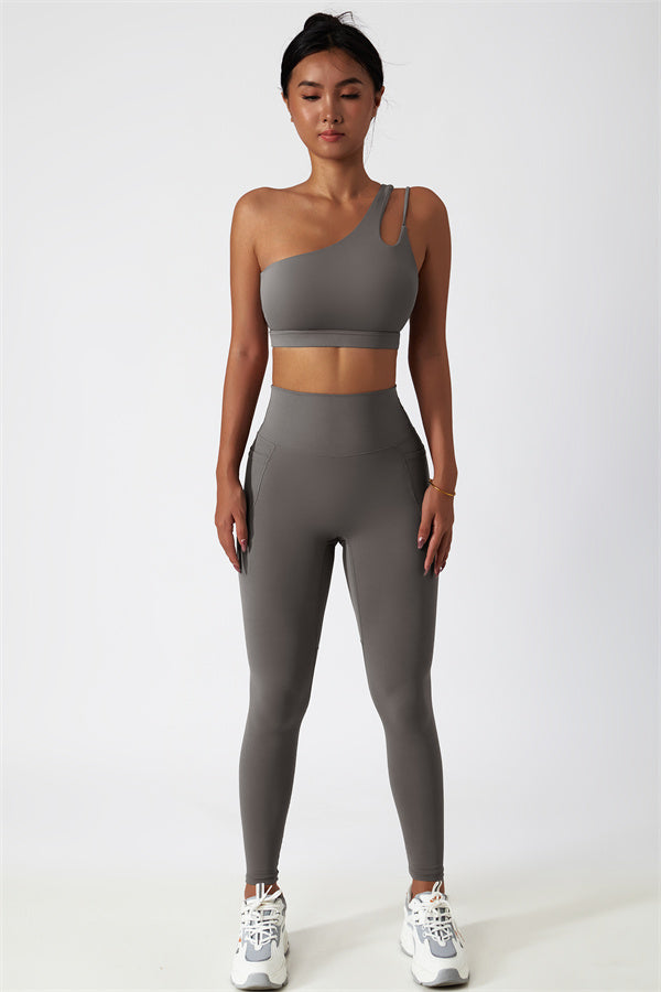 The Blissful Rose Sports Bra Leggings 2-Piece Set