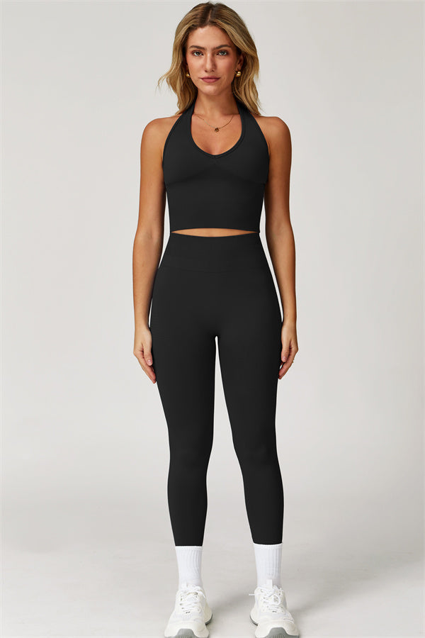 The Delight Halter Top Leggings 2-Piece Set