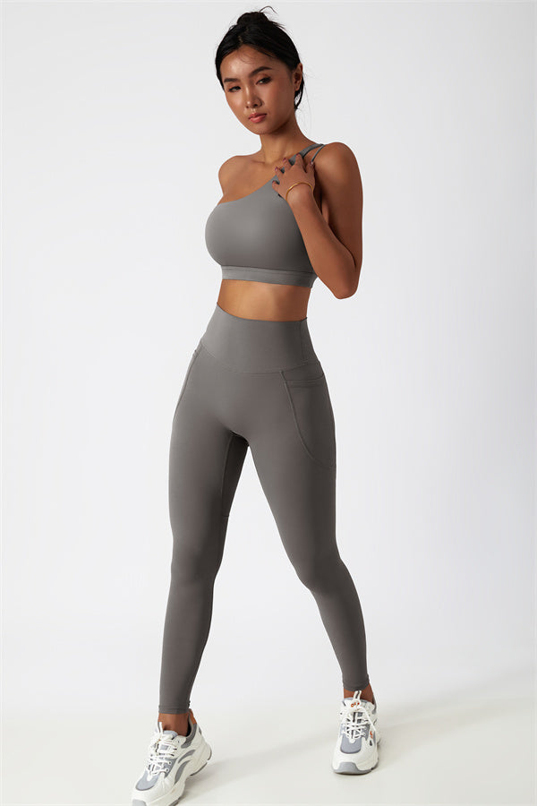 The Blissful Rose Sports Bra Leggings 2-Piece Set