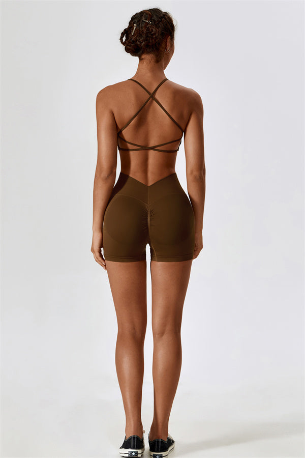 Nova Luxe Sports Bra Shorts 2-Piece Set