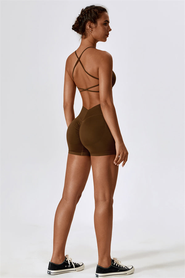 Nova Luxe Sports Bra Shorts 2-Piece Set