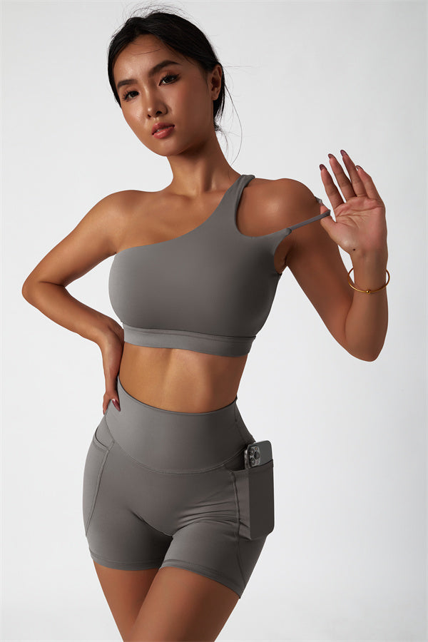 The Blissful Rose Sports Bra Shorts 2-Piece Set