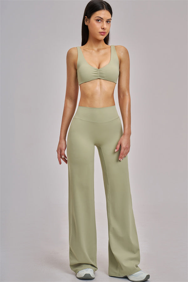 The Swoon Sports Bra Flared Leggings 2-Piece Set