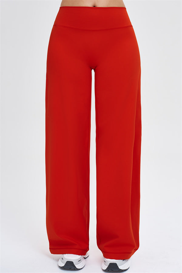 The Stride Crop Top Straight Leg Pants 2-Piece Set