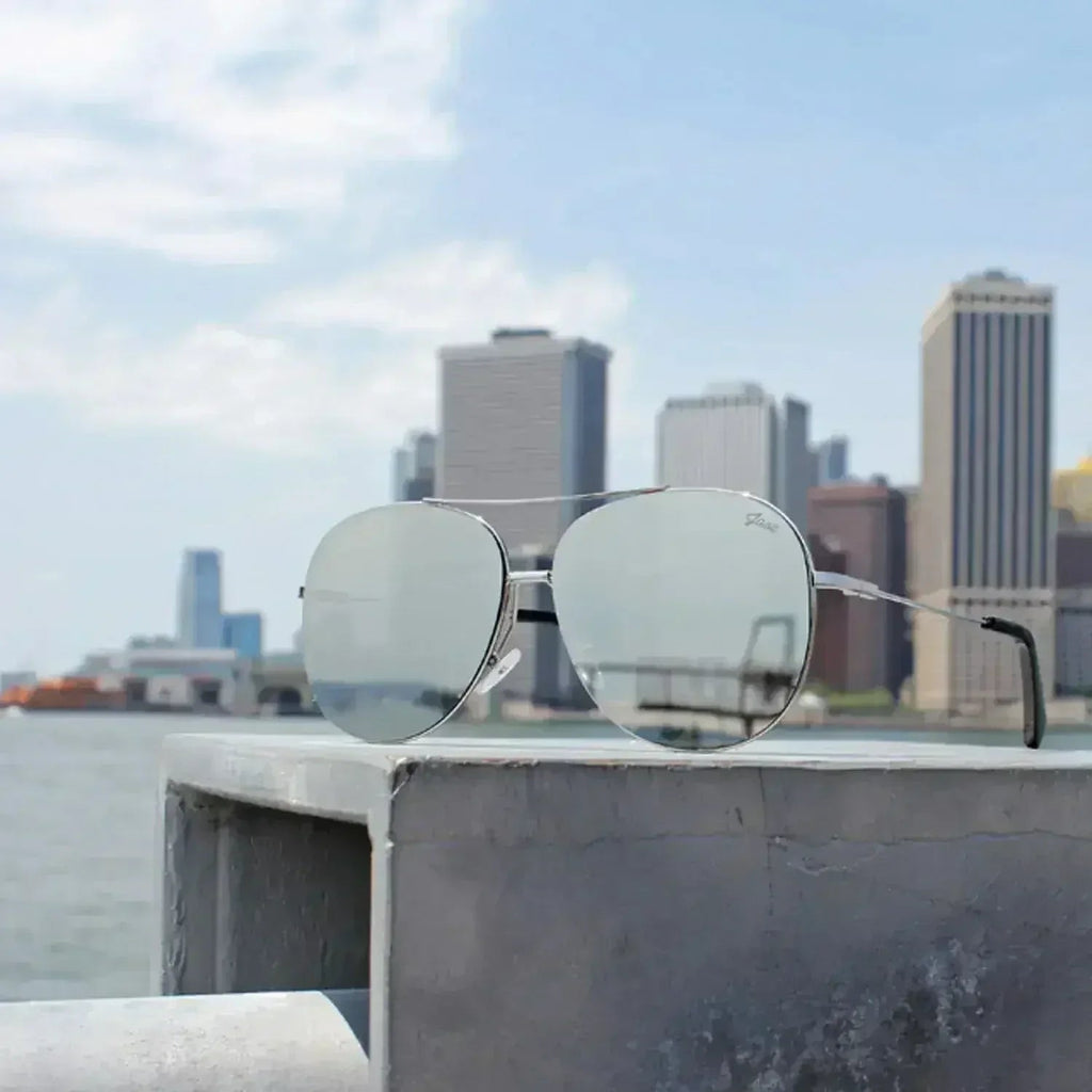 Jase New York Justice Sunglasses in Silver