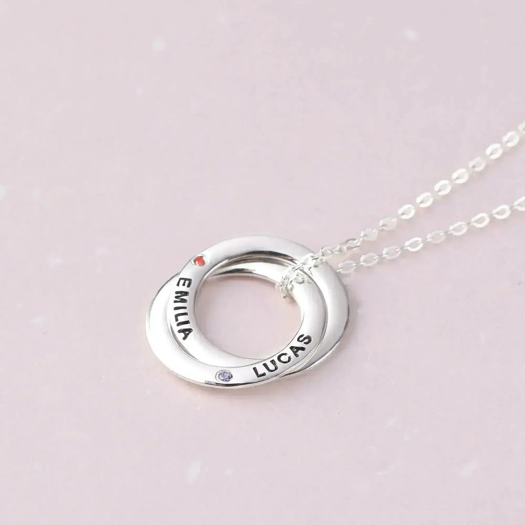 Mother Necklace Birthstone, Custom Mother Necklace, Gift From Daughter