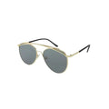 Jase New York Lincoln Sunglasses – Smoke Aviators with Brow Bar