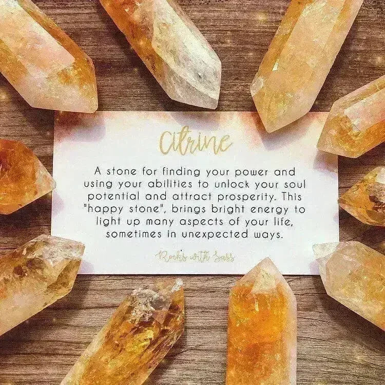 Rutilated Citrine & Quartz Bracelet – Chakra Healing Birthstone Jewelry
