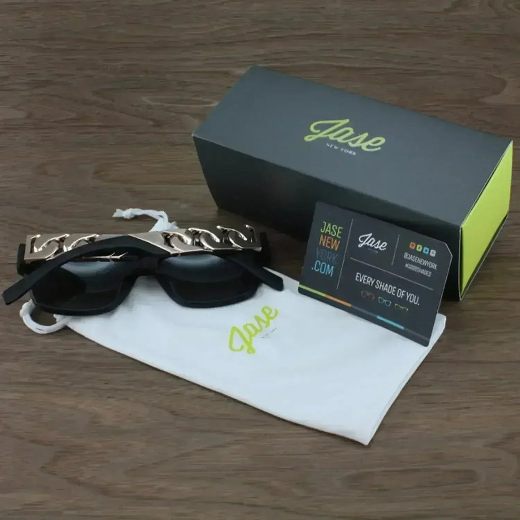 Jase New York Cache Sunglasses in Matte Black