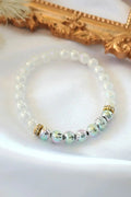 Aroma Diffuser Bracelet – Chrome Lava Stone Elastic Bracelet